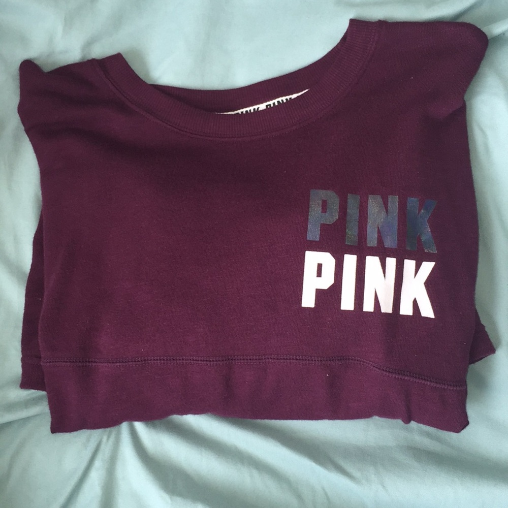 Victoria secret pink varsity crewneck